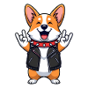 Rock Star Corgi