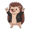 Hedgehog Rocker Leather Jacket