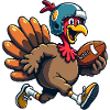 Thanksgiving Football Turkey