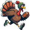 Thanksgiving Football Turkey