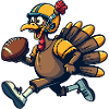 Thanksgiving Football Turkey