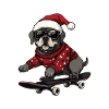 Mastiff Dog Christmas Funny