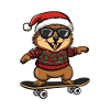 Beaver Christmas Funny