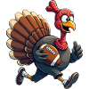 Thanksgiving Football Turkey