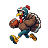 Thanksgiving Football Turkey