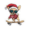Chihuahua Dog Christmas Funny