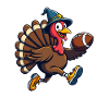 Thanksgiving Football Turkey