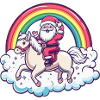 Pferd Weihnachtsmann Weihnachten