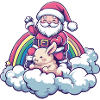 Lapin Père Noël Noël