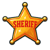 Sheriff Star Illustration