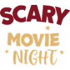 Scary Movie Night Graphic