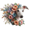 Blumen Galgoherz Nr2