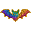 Galactic Bat Glitter Bat