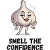 Garlic Confidence Cartoon Lady Garlic