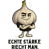 Confident Garlic Garlic Vegetable Motif
