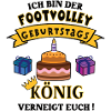 Footvolleyer Birthday Footvolley Player Player