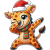 Cute Giraffe Christmas Hat Christmas Lust