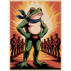 Portland Resistance Frog - USA protesten T-Shirt