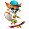 Fuchs Skateboarder Taco