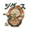 Lucky Cat Ramen Japan Streetwear Design
