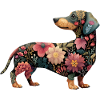 Gravhund Gravhund Blomster