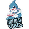 Surfing Shark - Holiday Vibes