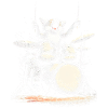 Fox Drums Drummer Music Rock Wildlife