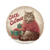 Weihnachtskatzen-Shirt Cozy Tabby im Weihnachtsmann-Pullover