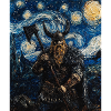 Viking Van Gogh Style