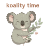 Koalitätszeit Koala-Umarmung