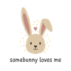 Somebunny Loves Me Bunny Tee