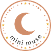 Mignonne conception de cercle lunaire