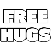 Free Hugs Bold Typography