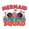 Mermaid Squad Sirène Océan Cadeau