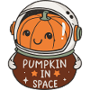 Smiling Astronaut Pumpkin