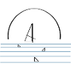 Logo windsurfer with sharks