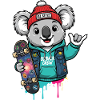 Koala Skate Hoodie Oz Style