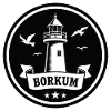 Leuchtturm Borkum Maritimes Emblem