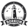 Leuchtturm Borkum Maritimes Emblem