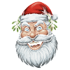 Fröhnacht Santa Wreath