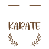 I Love Karate Heart Motif Drawing