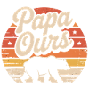 Papa Ours au coucher soleil