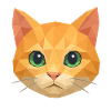 Polygon Cat – Conception géométrique de chat