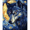 Wolf Van Gogh Style