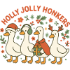 Weihnachtsgans Holly Jolly Honkers Fun Design