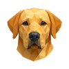 Polygon Labrador Retriever Gift