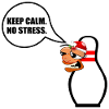 FUNNY CHRISTMAS BOWLING KEEP CALM