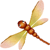 Magical chestnut dragonfly – childhood & handicrafts