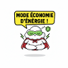 Mode énergie d'économie Nuage Superhéros