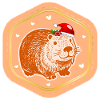 CHRISTMAS CAPYBARA ST. NICHOLAS